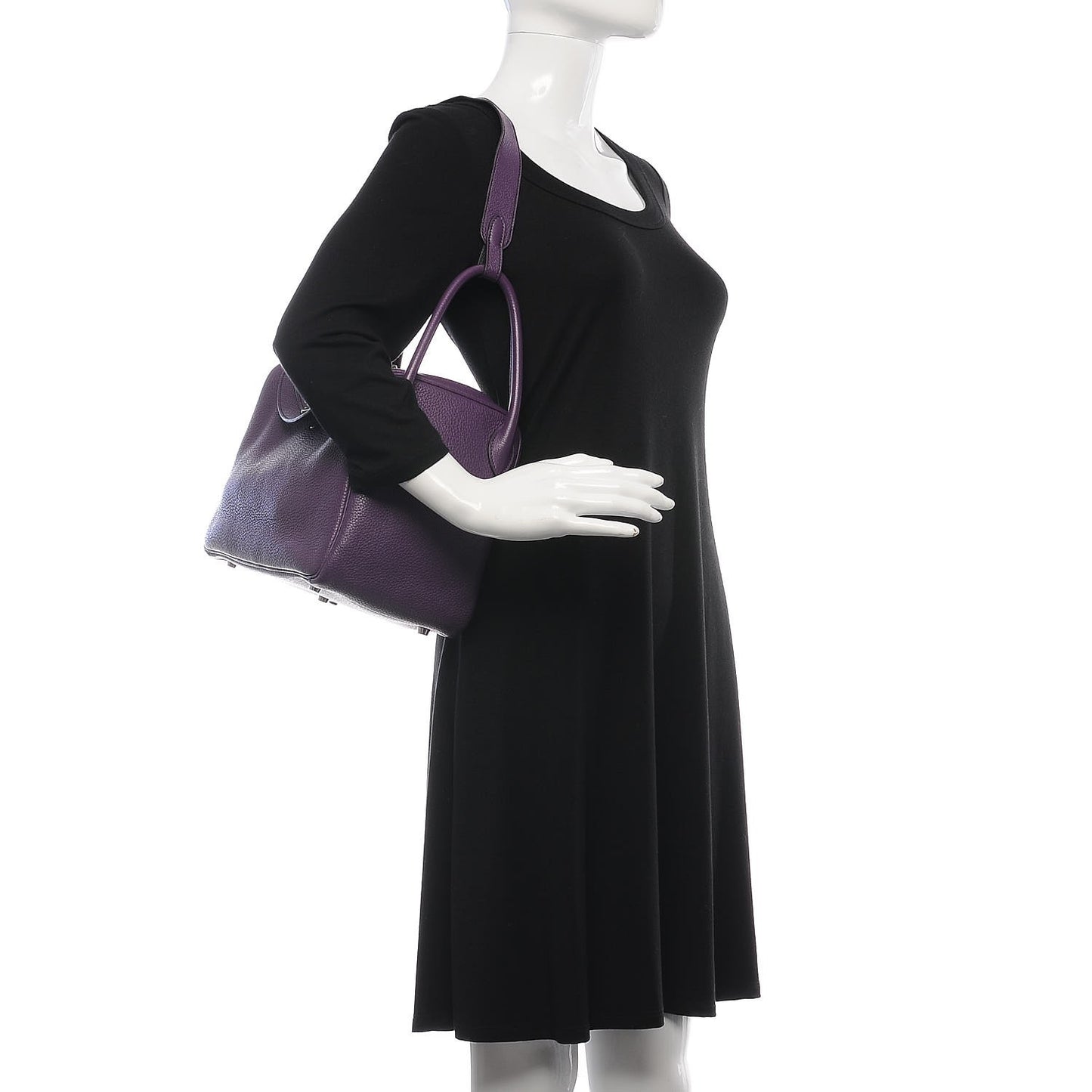 Taurillon Clemence Eclat Lindy 30 Ultraviolet Bleu Obscur
