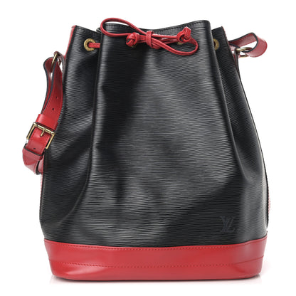 Louis Vuitton Epi Bi-Color Noe Castillan Red Black 1 of 16