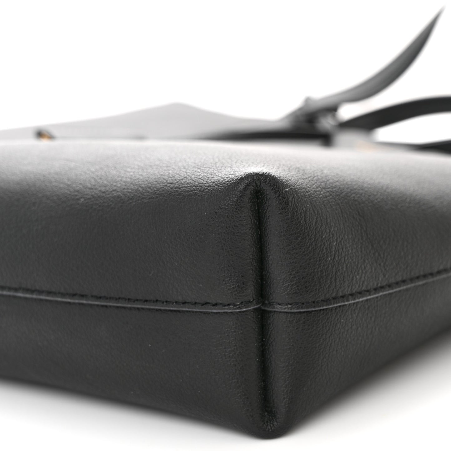 Calfskin Toy Shopping Tote Black