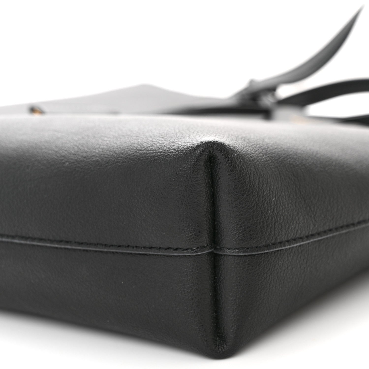 Saint Laurent Calfskin Toy Shopping Tote Black 10 of 10