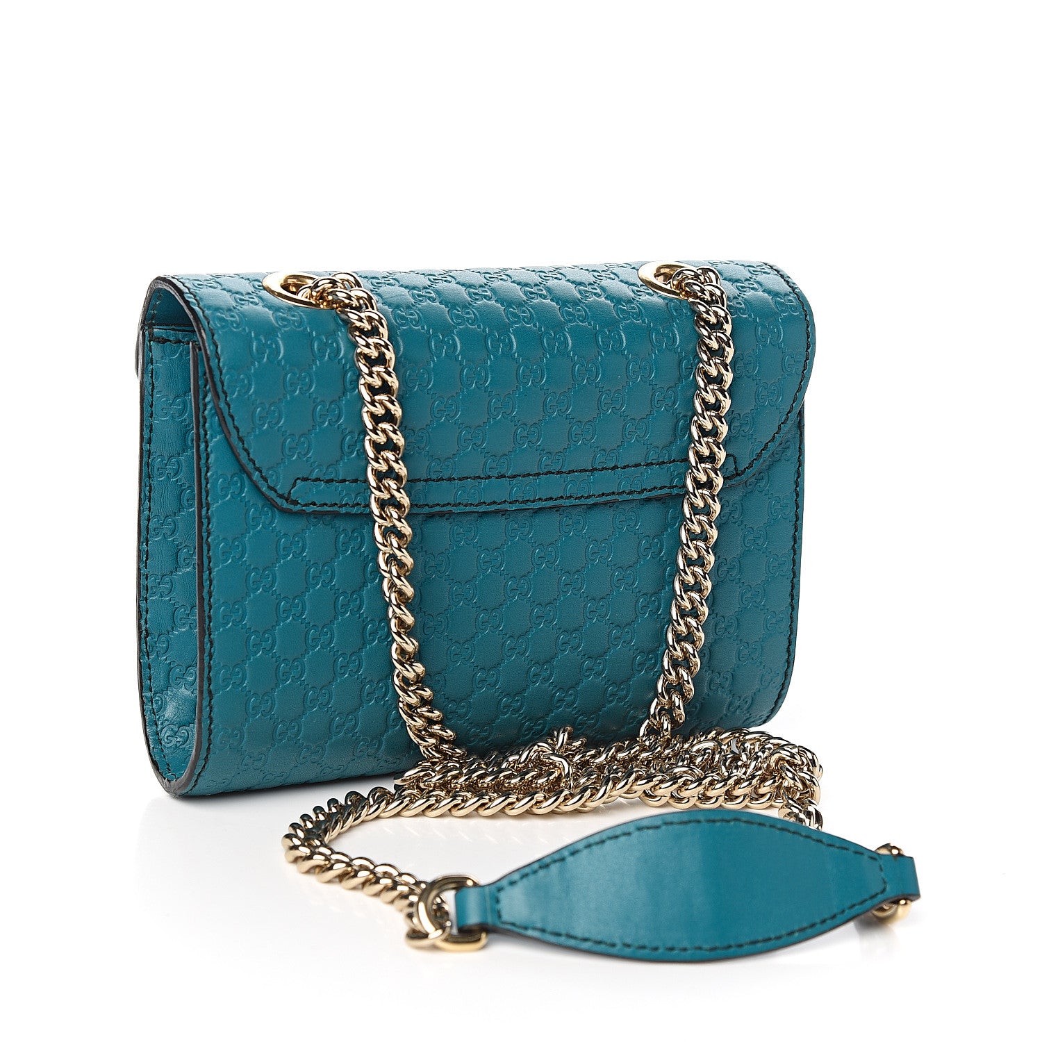 Gucci Microguccissima Mini Emily Shoulder Bag Deep Cobalt 2 of 8