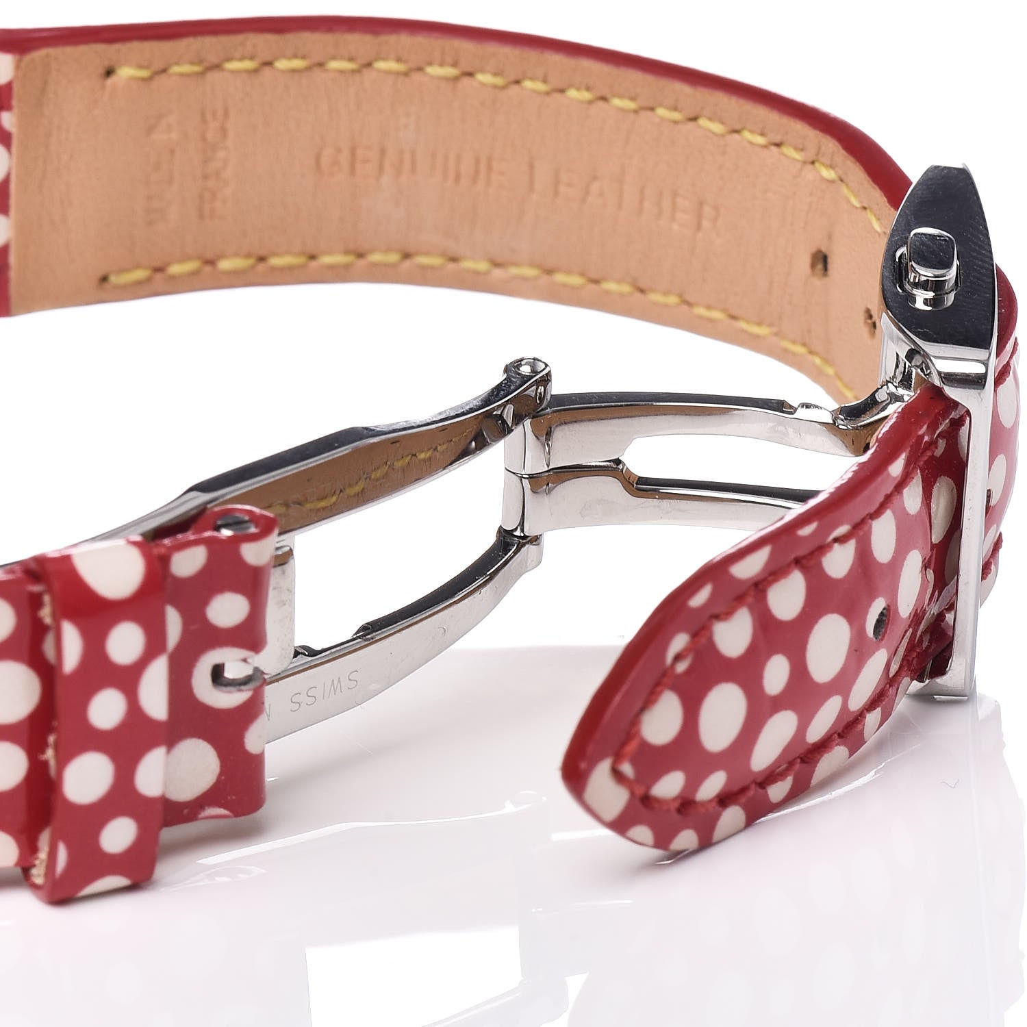 Louis Vuitton Stainless Steel Vernis Diamond 28mm Tambour Kusama Infinity Dots Quartz Watch 8 of 8