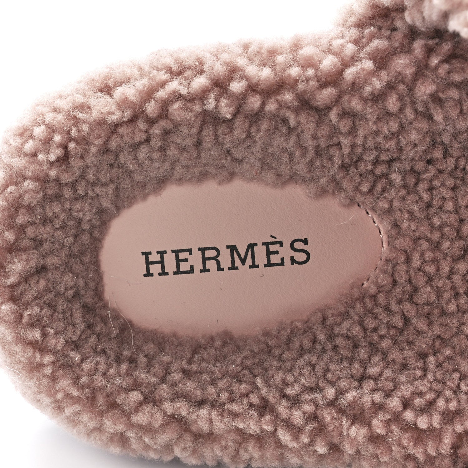 Hermes Woolskin Womens Chypre Sandals 38 Bois De Santal 7 of 8