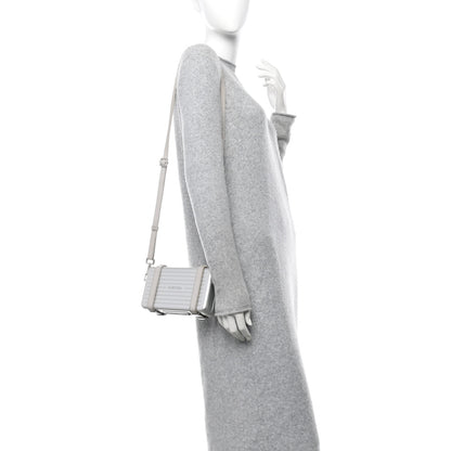 Christian Dior X RIMOWA Aluminum Personal Clutch On Strap Silver 2 of 18