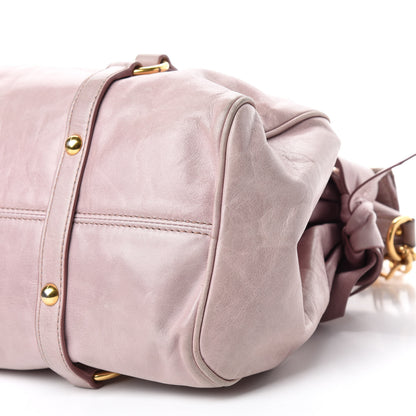 Miu Miu Vitello Lux Large Bow Bag Mughetto 7 of 15