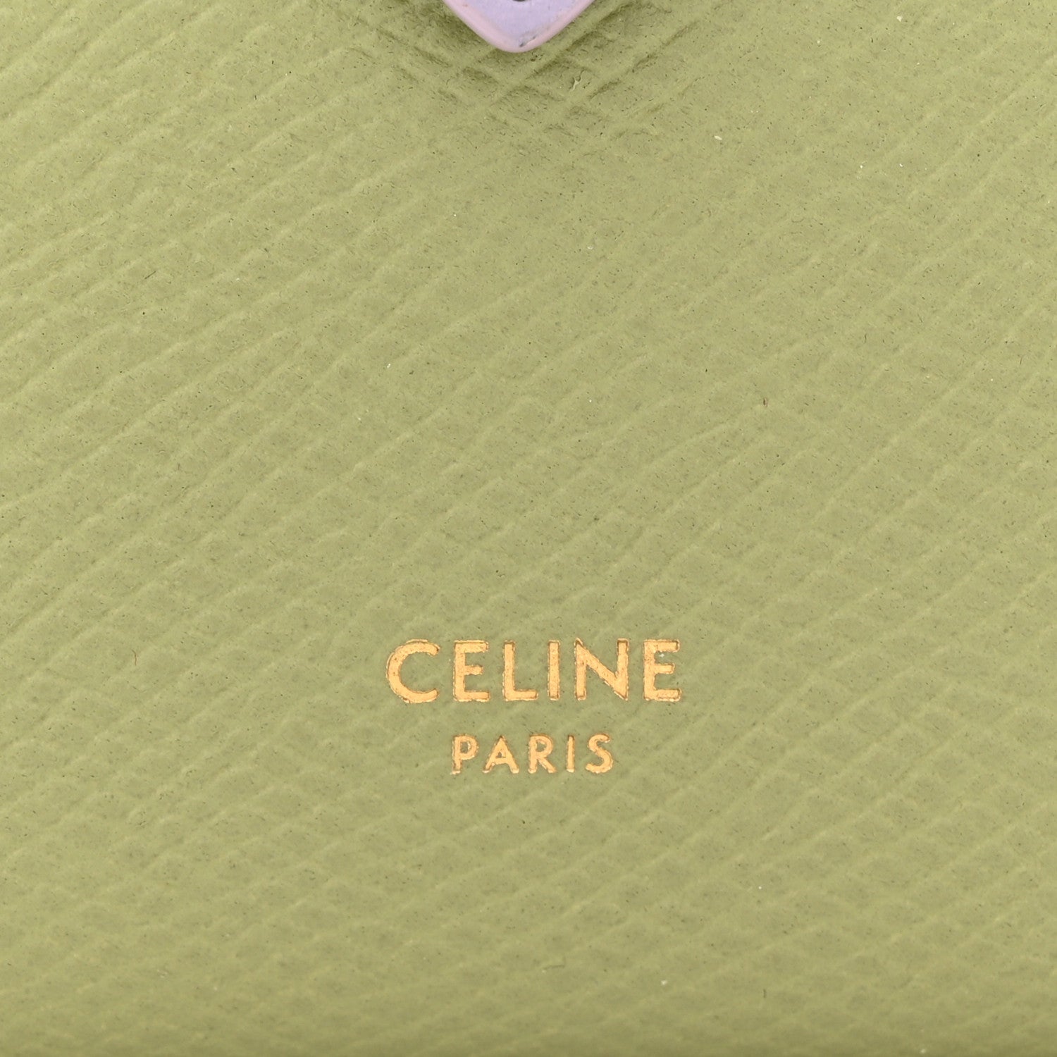 Celine Grained Calfskin Medium Multifunction Strap Wallet Sage Lilas 6 of 8