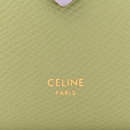 Celine Grained Calfskin Medium Multifunction Strap Wallet Sage Lilas 6 of 8