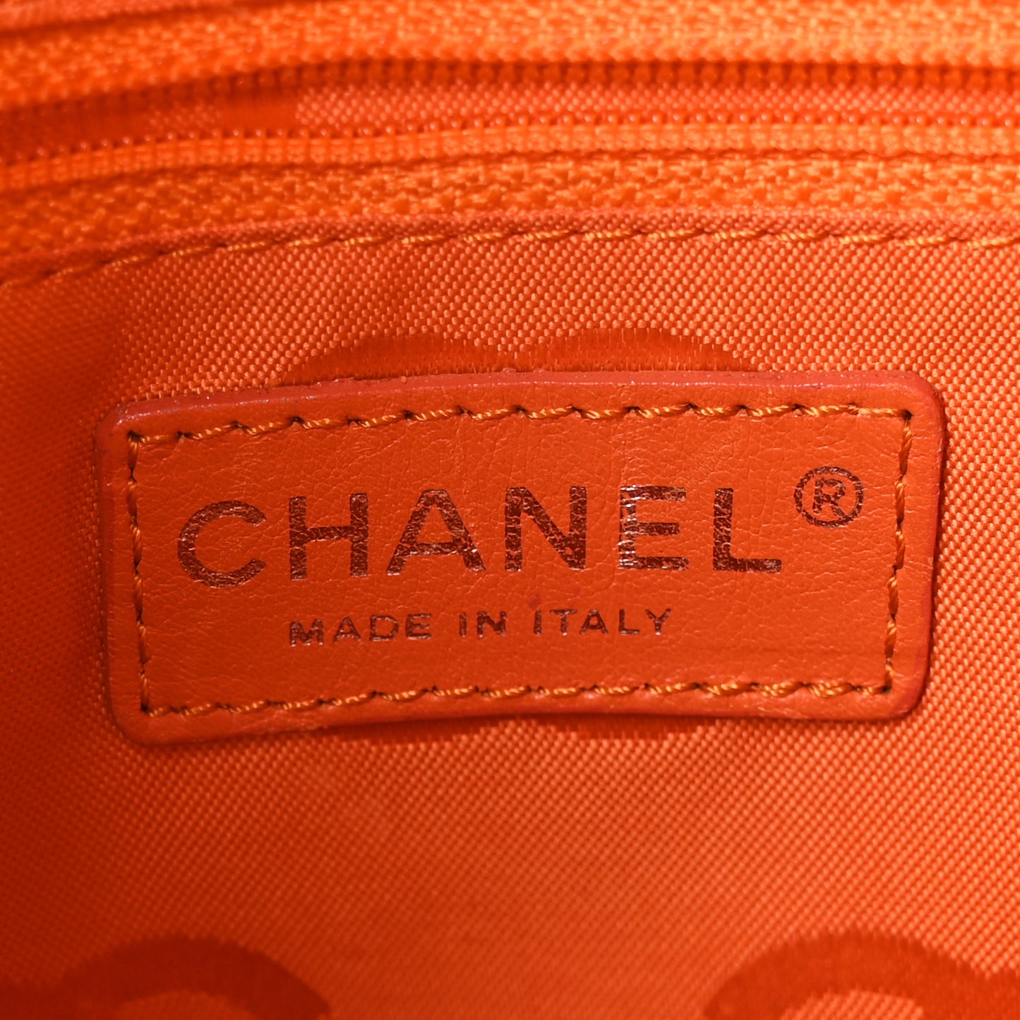 Calfskin Quilted Medium Cambon Tote Beige