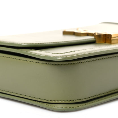 Saint Laurent Box Calfskin Monogram Medium Solferino Satchel Light Sage 9 of 11