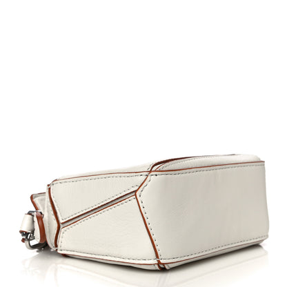 Loewe Calfskin Nano Puzzle Bag White 4 of 10