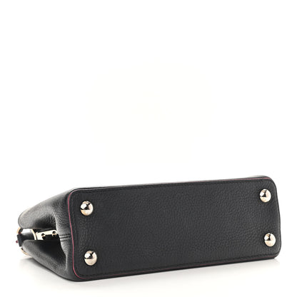 Louis Vuitton Taurillon Capucines PM Black 4 of 12