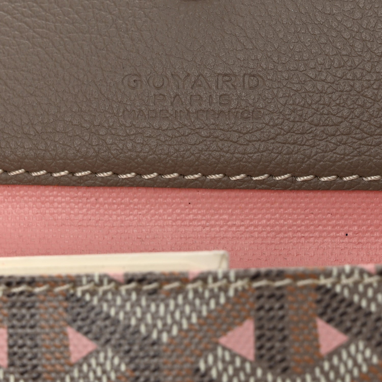 Goyard Goyardine Saint Louis Claire Voie PM Grege Powder Pink 7 of 10