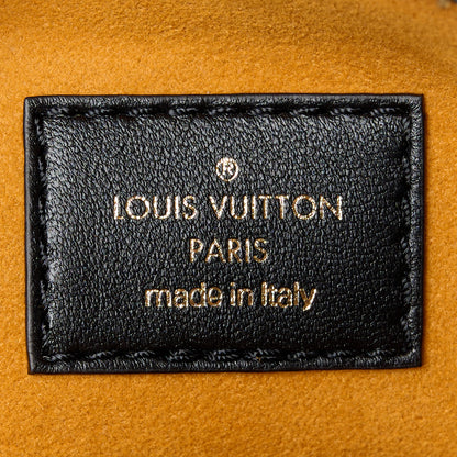 Louis Vuitton Lambskin Embossed Monogram Coussin MM Black 8 of 11