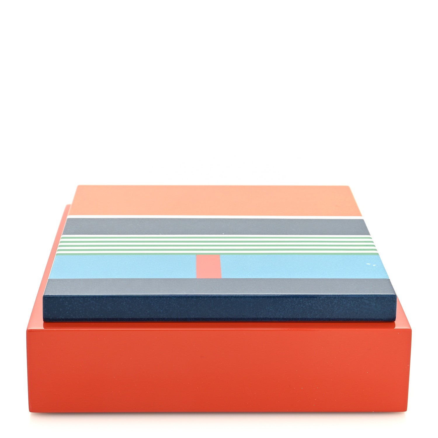 Hermes Lacquered Wood Theoreme H Vibration Box 1 of 10