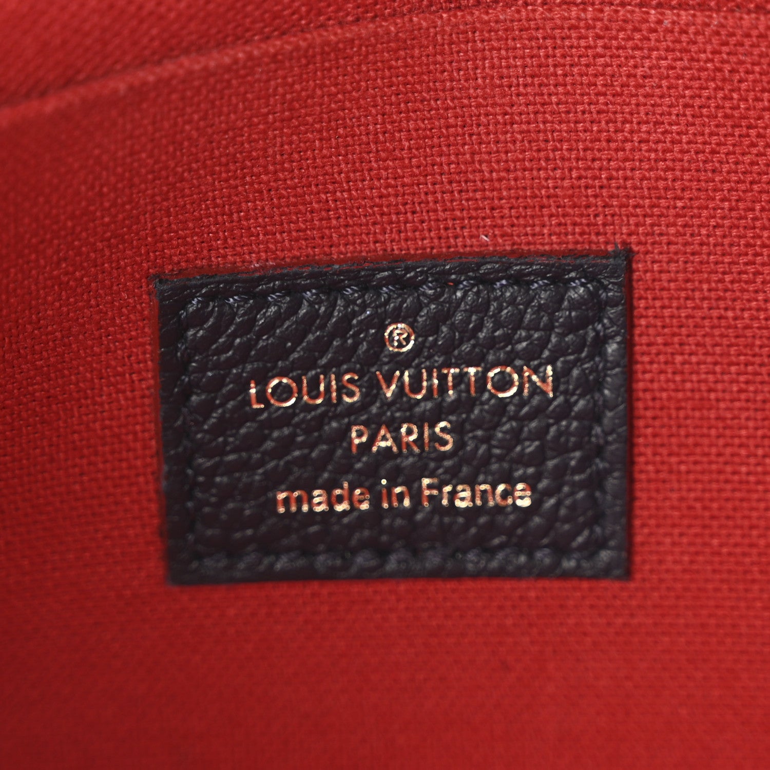 Louis Vuitton Empreinte Pochette Felicie Chain Wallet Marine Rouge 7 of 10