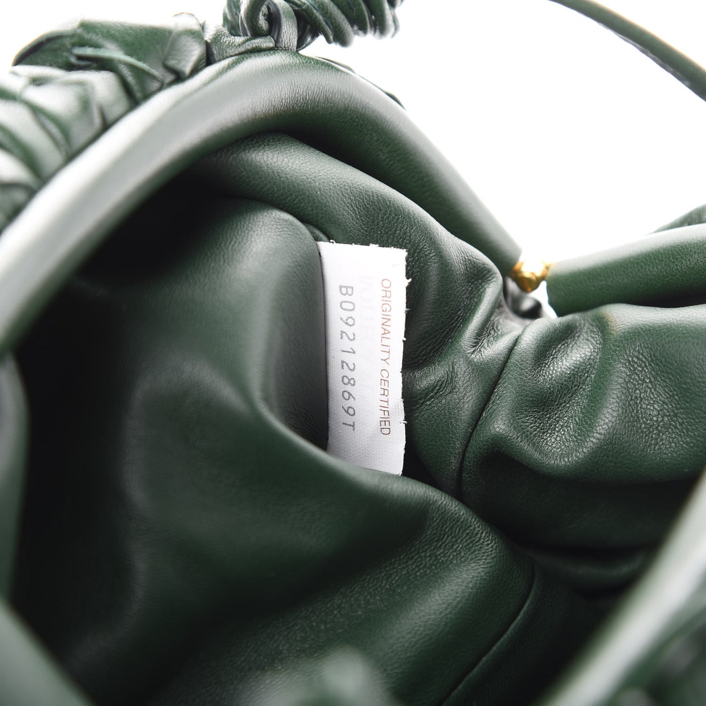 Nappa Intrecciato The Mini Pouch Moss