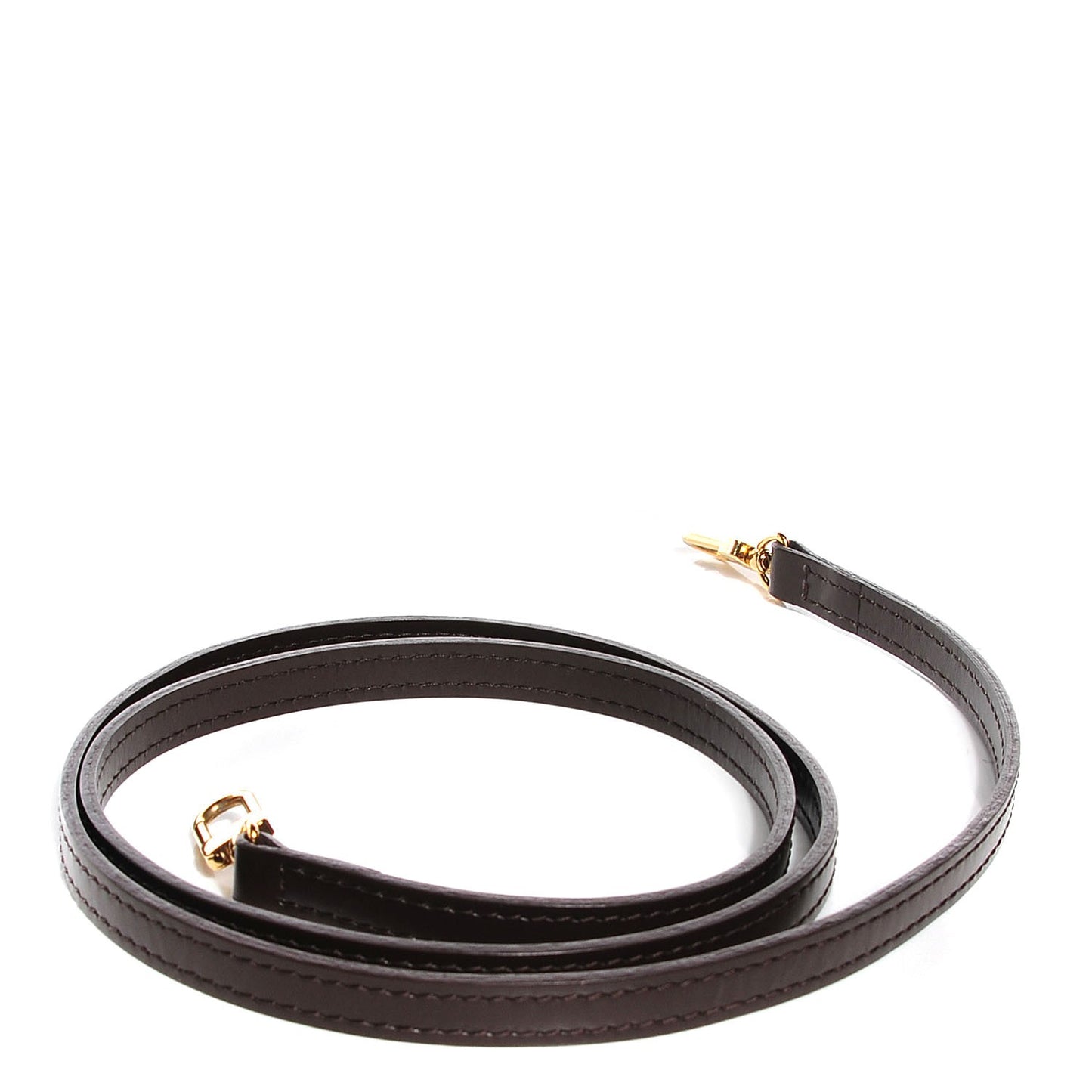 Leather Shoulder Strap Brown