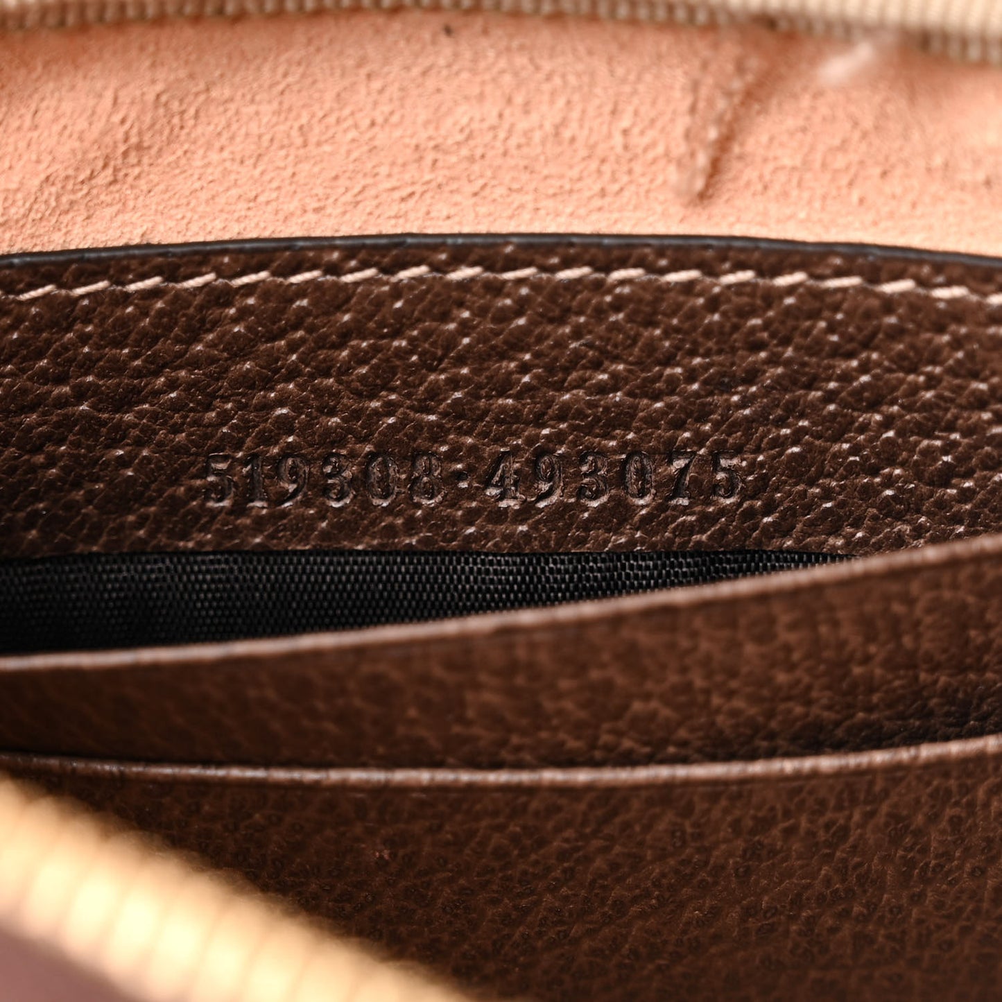 GG Supreme Monogram Ophidia Belted iPhone Case 95 38 Dark Brown