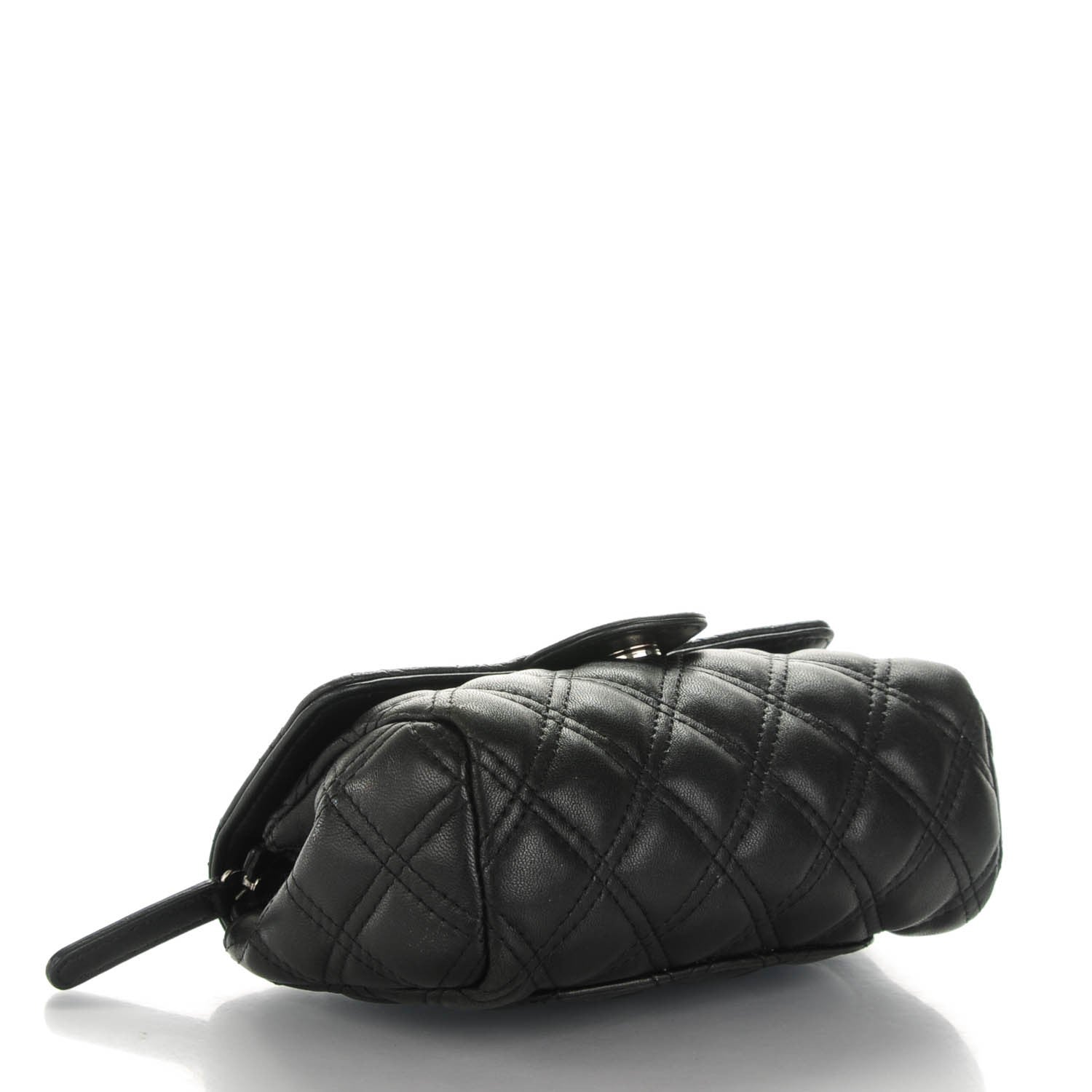 Chanel Lambskin Quilted Flap Cosmetic Case Black 4 of 7