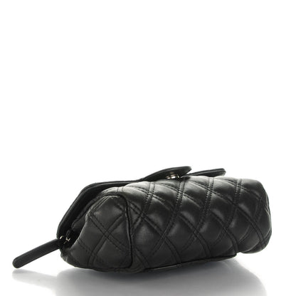Chanel Lambskin Quilted Flap Cosmetic Case Black 4 of 7