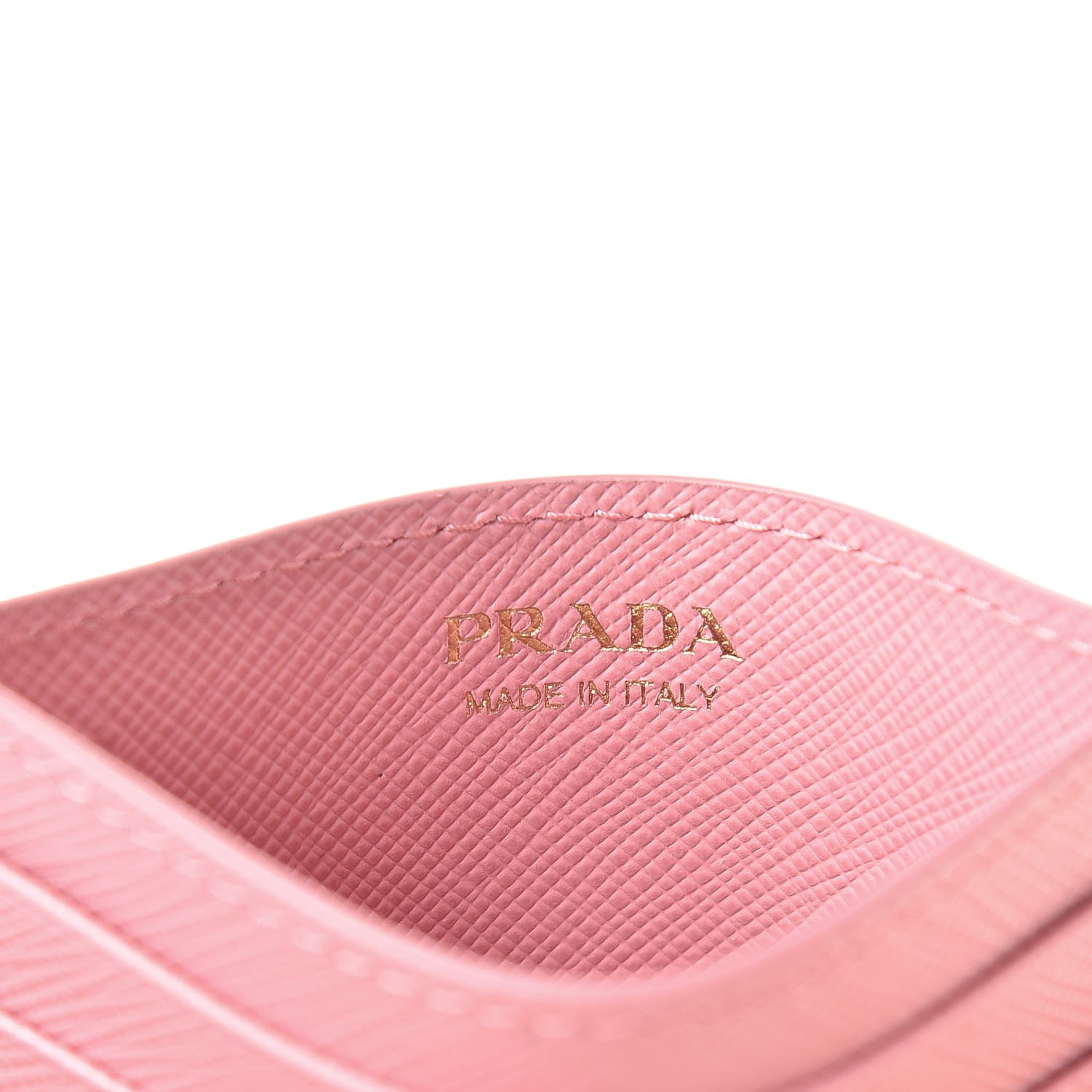 Prada Saffiano Triangle Card Holder Petalo 6 of 8