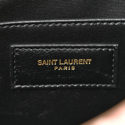 Saint Laurent Velvet Monogram Matelasse Baby Niki Chain Satchel Pink 6 of 10