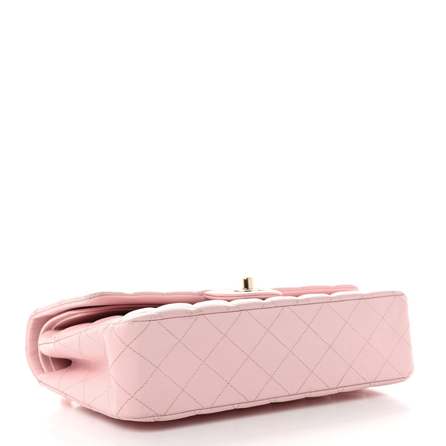 Chanel Caviar Quilted Medium Double Flap Light Pink 4 of 10