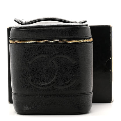 Chanel Caviar Vanity Cosmetic Case Black 11 of 11
