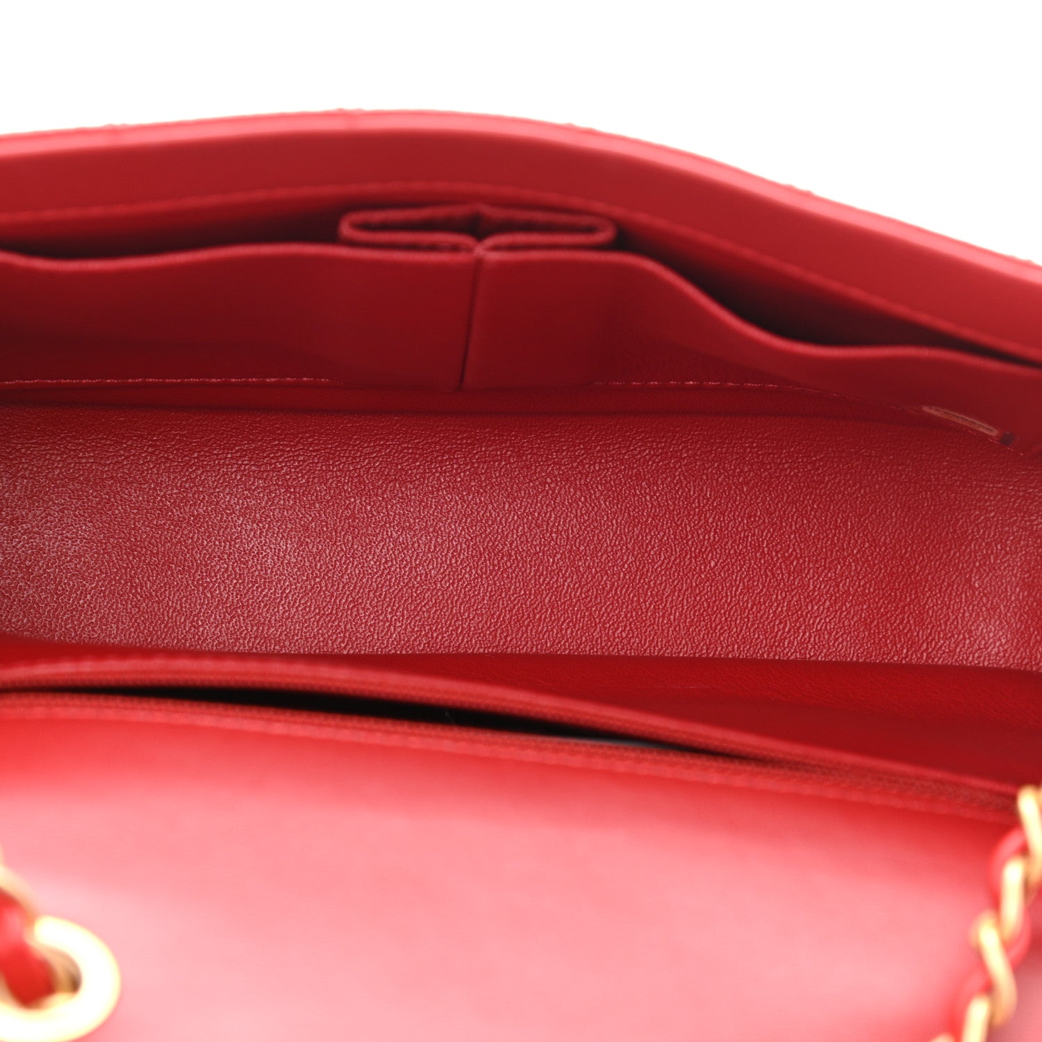 Chanel Caviar Quilted Medium CC Filigree Flap Red 5 of 12