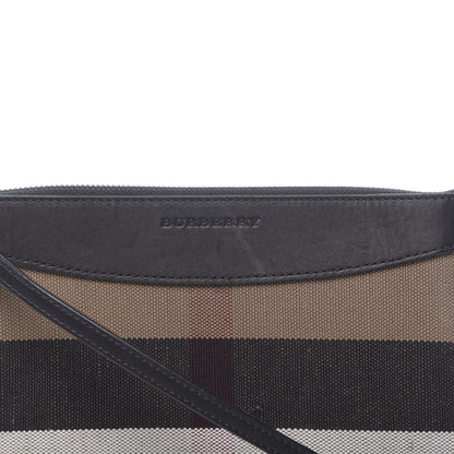 Burberry Mega Check Peyton Crossbody Clutch Bag Black 11 of 11