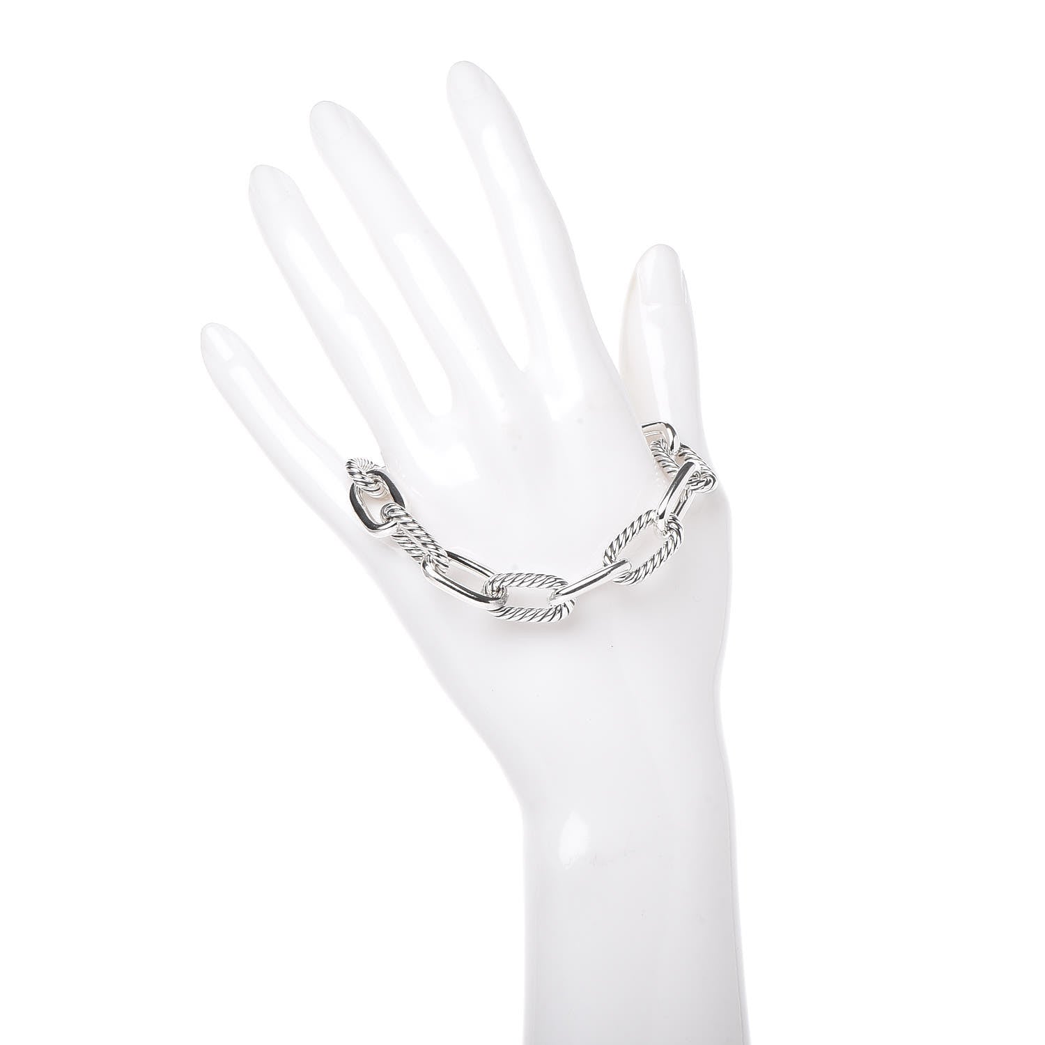 David Yurman Sterling Silver 11mm Madison Chain Bracelet 2 of 5