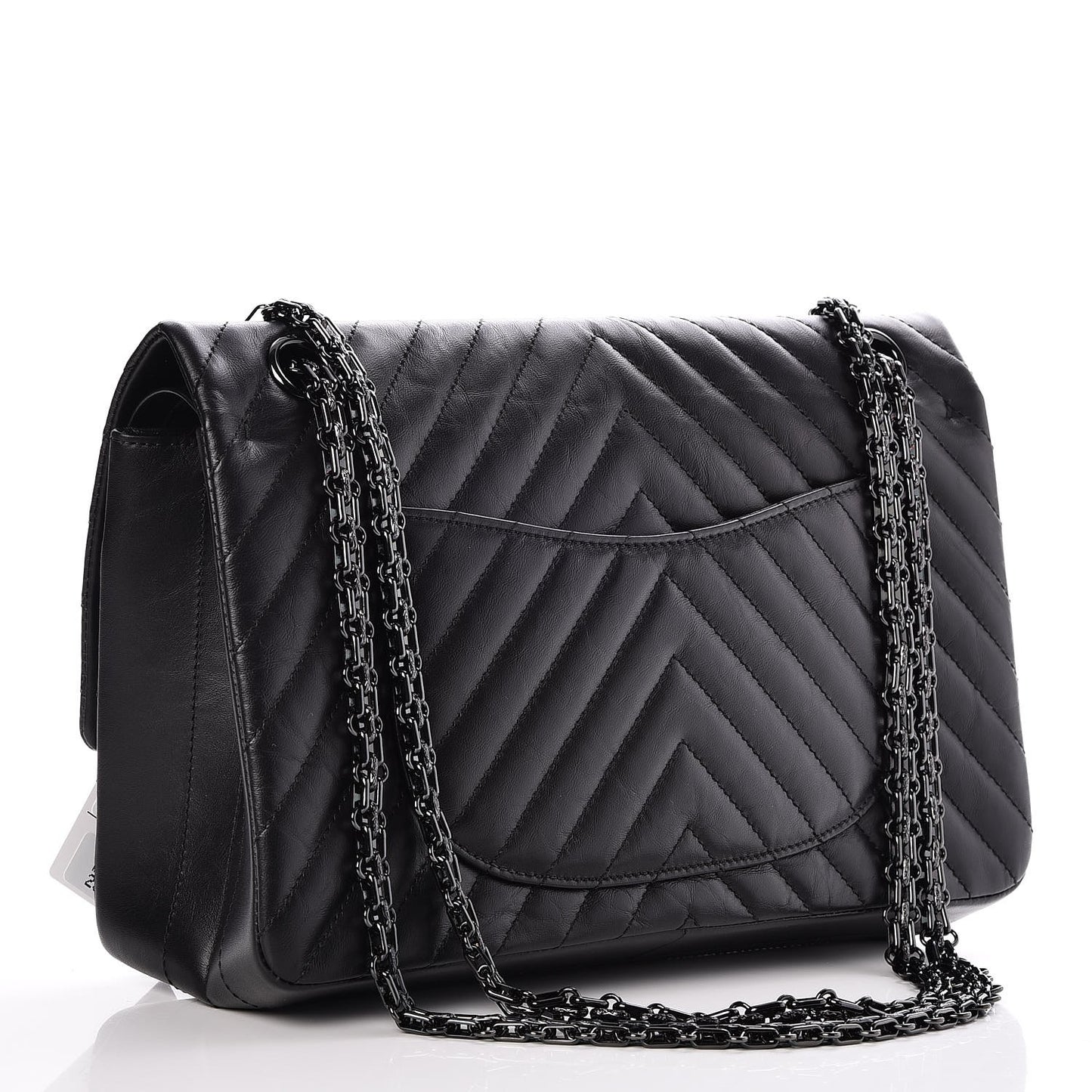 Aged Calfskin Chevron 2.55 Reissue 226 So Black