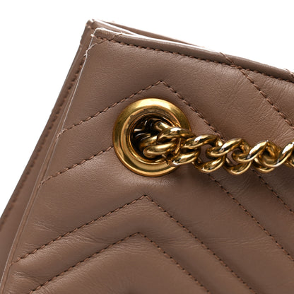 Gucci Calfskin Matelasse Medium GG Marmont Shoulder Tote Bag Porcelain Rose 13 of 13