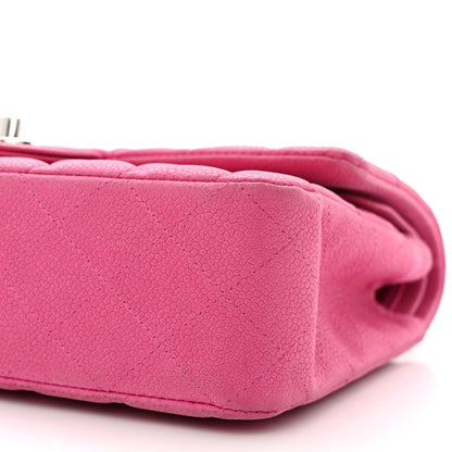 Chanel Iridescent Caviar Quilted Medium Double Flap Pink 10 of 15