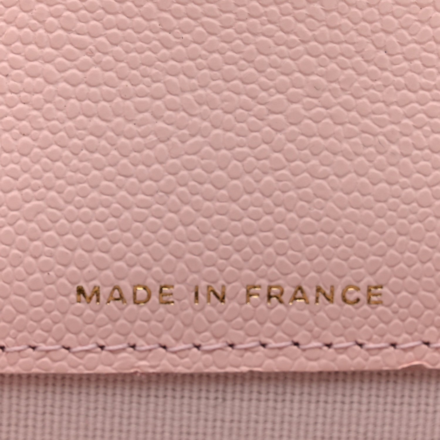 Chanel Caviar Quilted Flap Card Holder Wallet Light Pink 7 of 9
