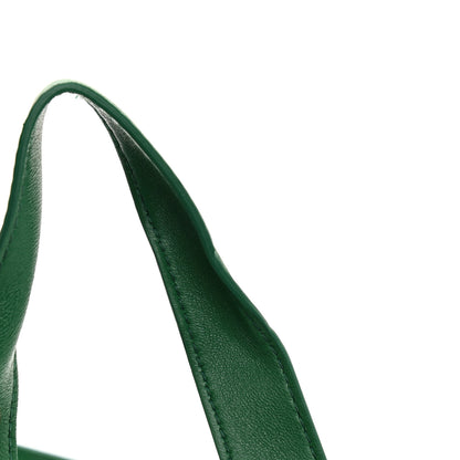Bottega Veneta Box Calfskin Nappa Clip Bag Racing Green 16 of 16