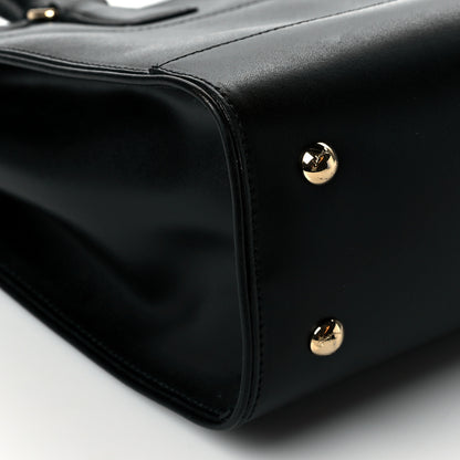 Salvatore Ferragamo Calfskin Beky Tote Black 8 of 9