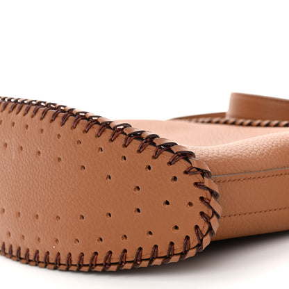 Delvaux Taurillon Soft Pin Swing Lasso Tan Brandy 9 of 11