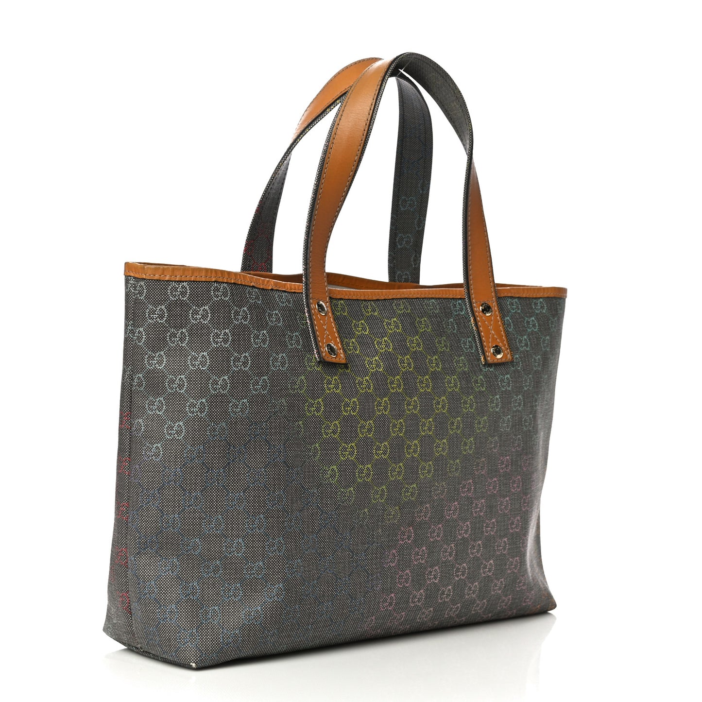 GG Plus Monogram Medium Signature Web Loop Tote Multicolor