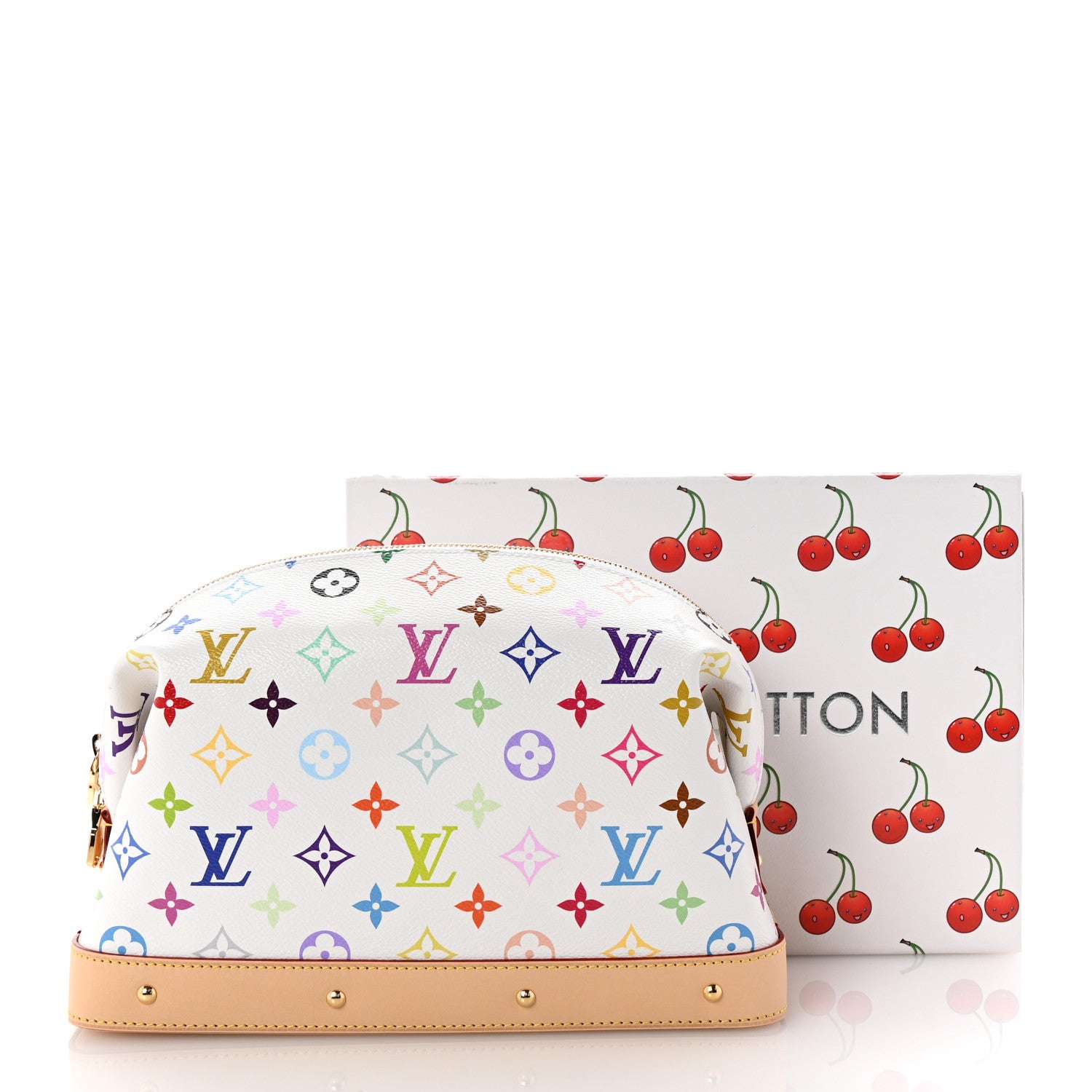 Louis Vuitton LV x TM Monogram Multicolor Cosmetic Pouch GM White 7 of 7