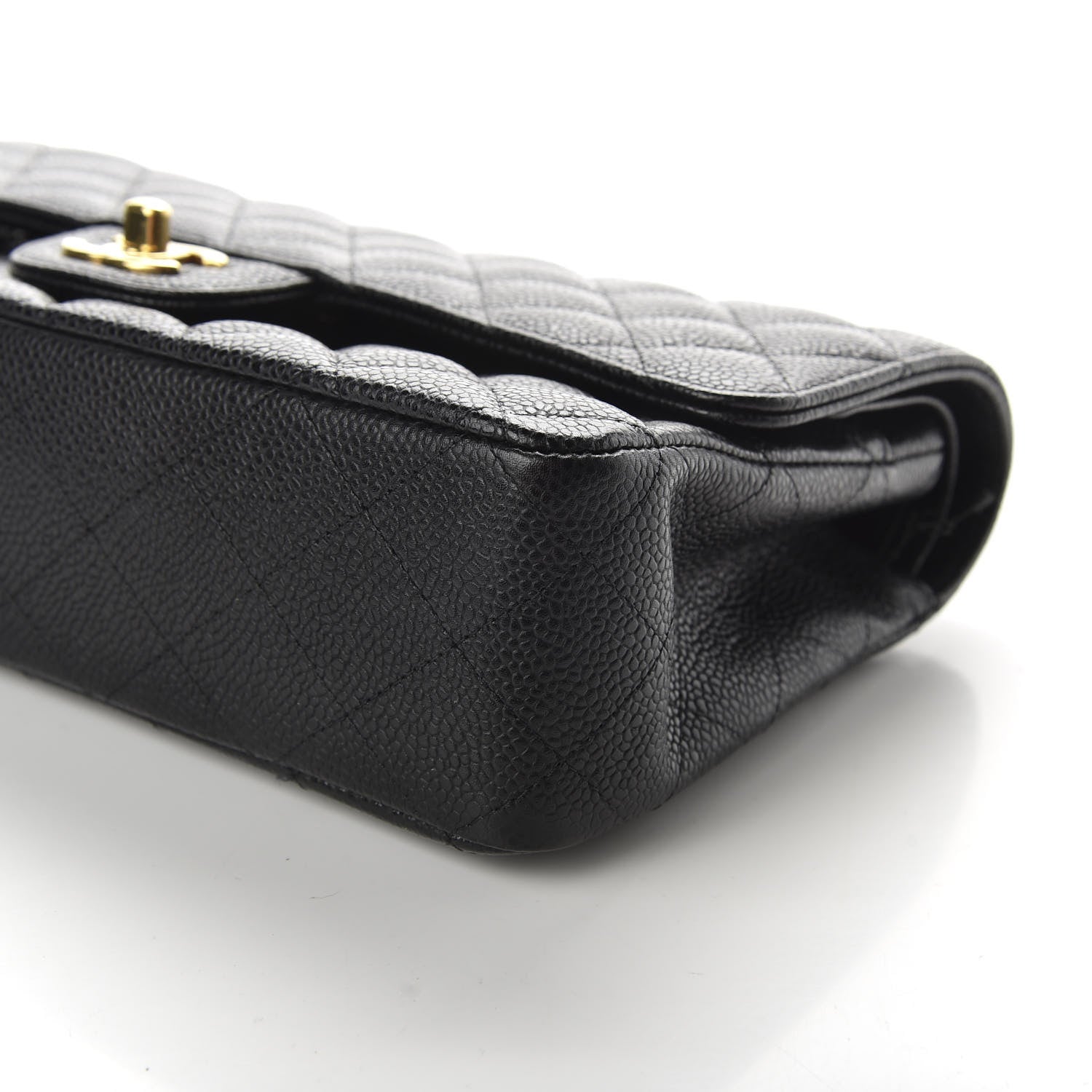 Chanel Caviar Quilted Medium Double Flap Black 11 of 12