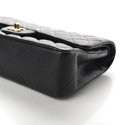 Chanel Caviar Quilted Medium Double Flap Black 11 of 12