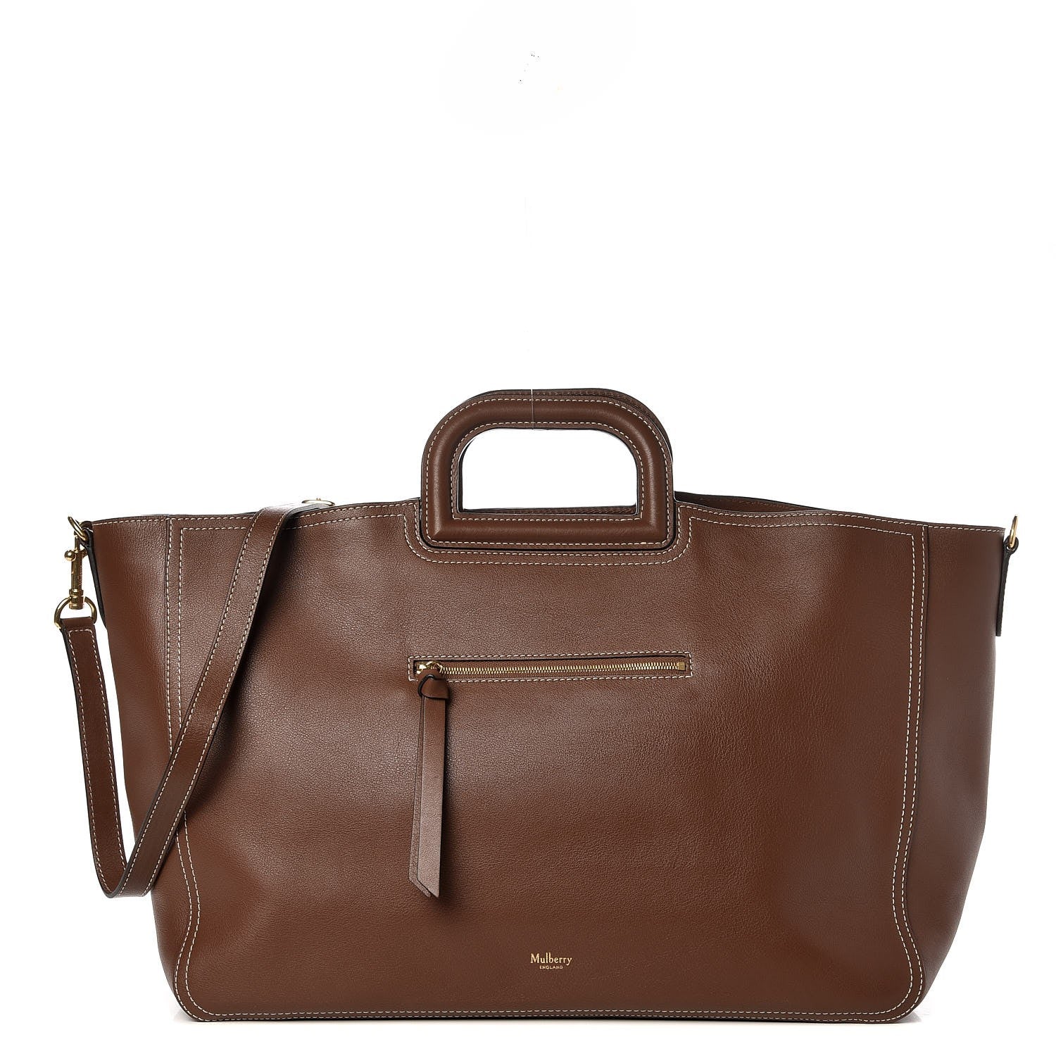 Mulberry Silky Calf Brimley Tote Tan 1 of 6