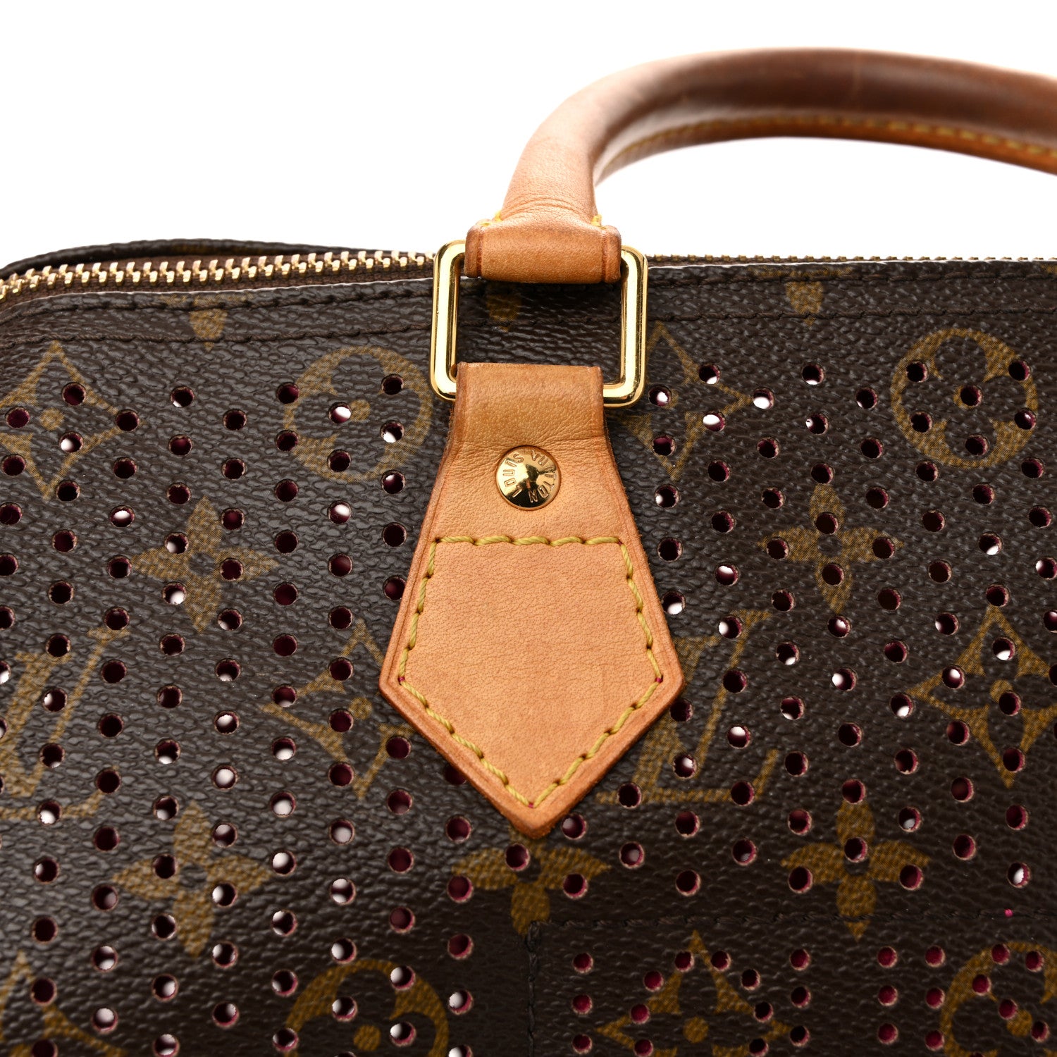Louis Vuitton Monogram Perforated Speedy 30 Fuchsia 11 of 15