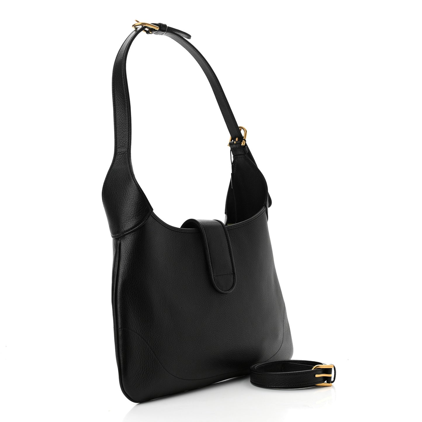 Goatskin Medium Aphrodite Shoulder Bag Black