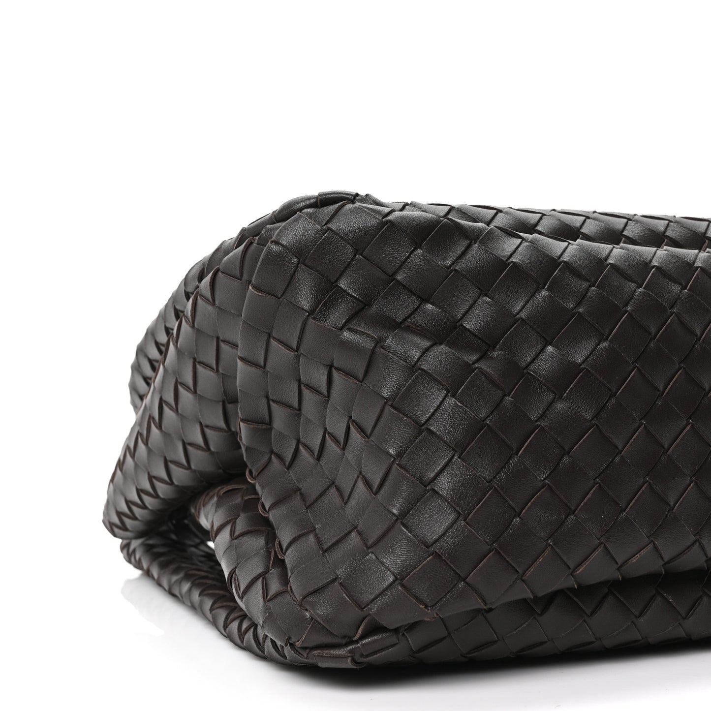Nappa Intrecciato Large Campana Shoulder Bag Fondant