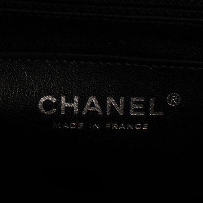 Chanel Crumpled Calfskin Quilted Mini Rectangular Flap So Black 7 of 8