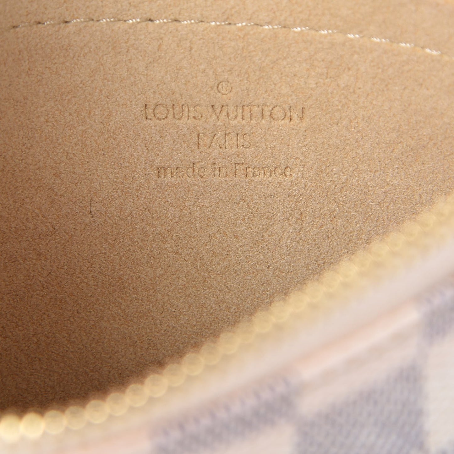 Damier Azur Trunks Labels Pochette Milla MM