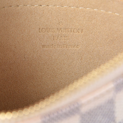 Louis Vuitton Damier Azur Trunks Labels Pochette Milla MM 6 of 7