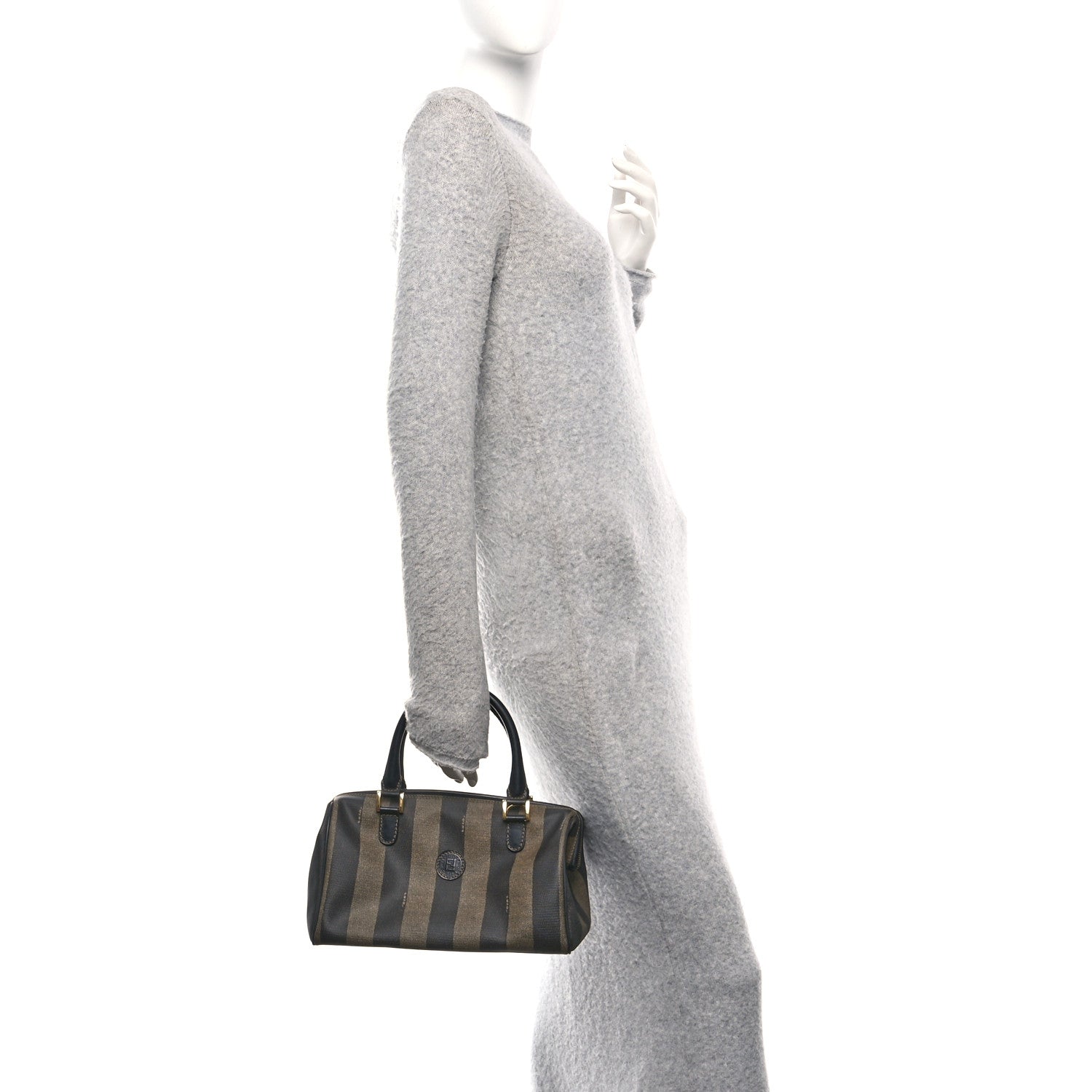 Fendi Pequin Spalmati Boston Tobacco 2 of 9